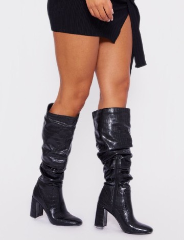 Cizme PrettyLittleThing, negru