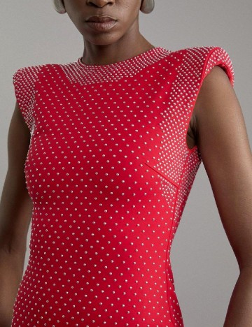 Rochie scurta Karen Millen, rosu