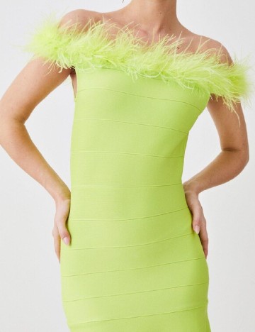 Rochie lunga Karen Millen, verde