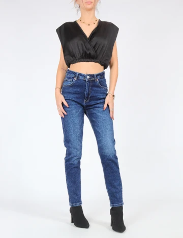 Top SHEIN, negru Negru