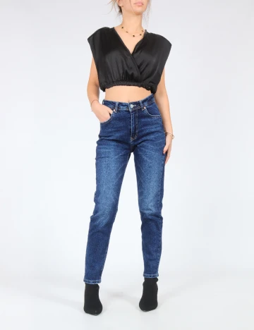 Top SHEIN, negru Negru