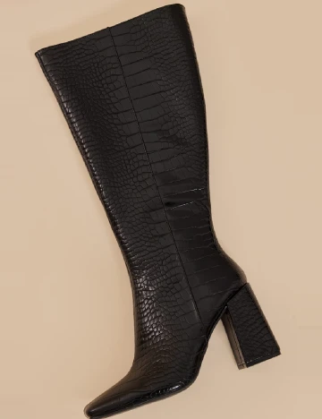 Cizme PrettyLittleThing, negru