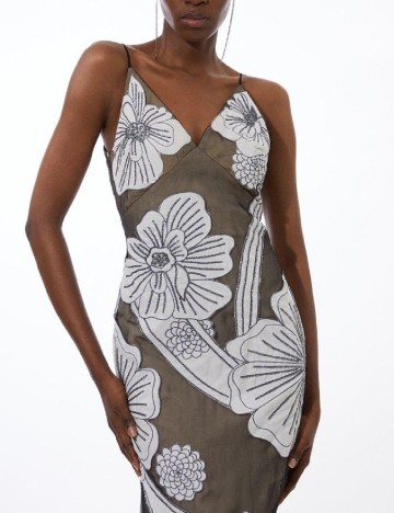 Rochie medie Karen Millen, floral print