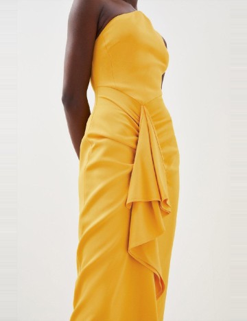 Rochie medie Karen Millen, galben