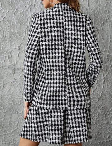 Compleu SHEIN, negru/alb Alb