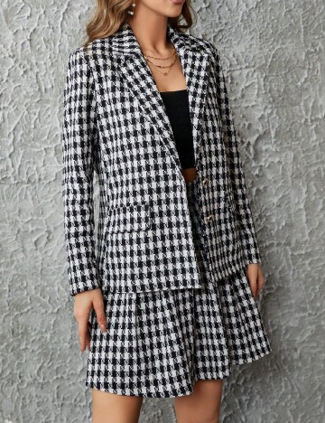 Compleu SHEIN, negru/alb