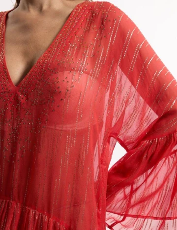 Rochie de plaja Karen Millen, rosu