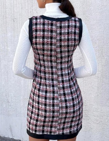 Rochie scurta Samdan, mix culori