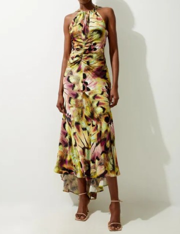 
						Rochie lunga Karen Millen, mix culori