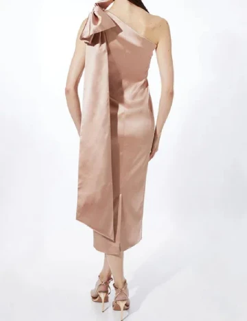 Rochie medie Karen Millen, roz pudra