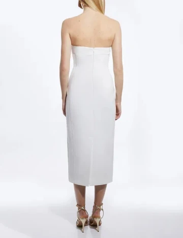 Rochie medie Karen Millen, alb Alb