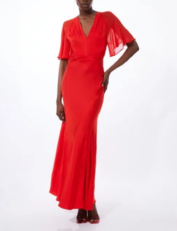 
						Rochie lunga Karen Millen, rosu