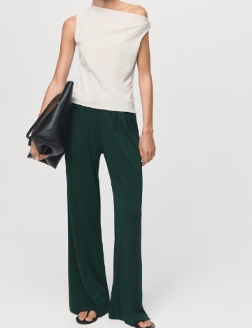 
						Pantaloni Mango, verde