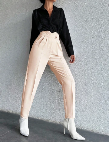 Pantaloni SHEIN, crem