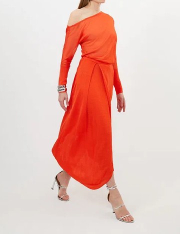 Rochie lunga Karen Millen, portocaliu