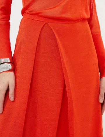 Rochie lunga Karen Millen, portocaliu