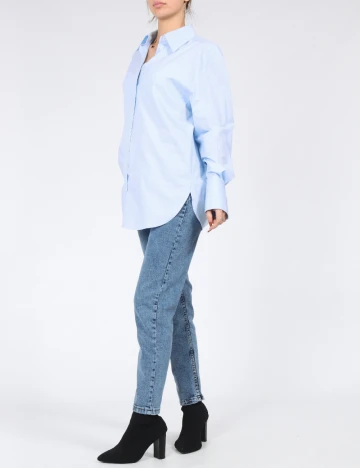 Camasa Oversize Mango, albastru