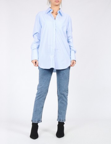 Camasa Oversize Mango, albastru