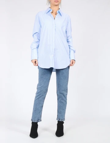 Camasa Oversize Mango, albastru