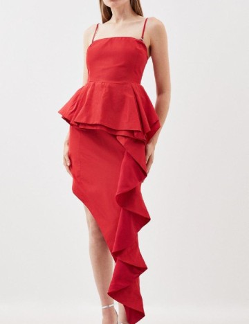 Rochie medie Karen Millen, rosu