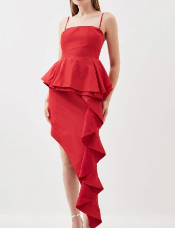 Rochie medie Karen Millen, rosu