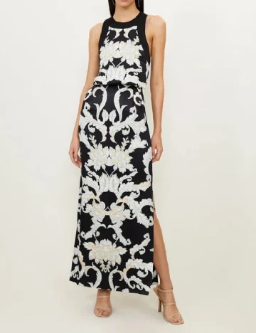 Rochie lunga Karen Millen, negru Negru