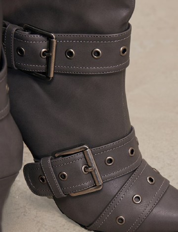 Cizme PrettyLittleThing, gri