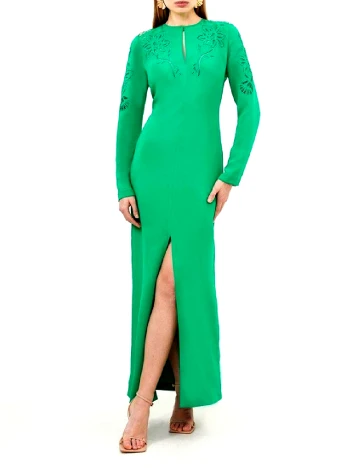 Rochie lunga Karen Millen, verde