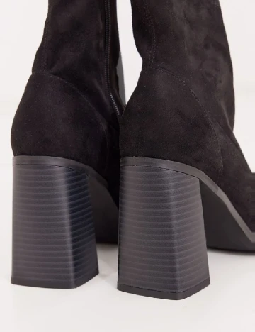 Botine PrettyLittleThing, negru