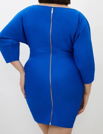 Rochie scurta Karen Millen Plus Size, albastru