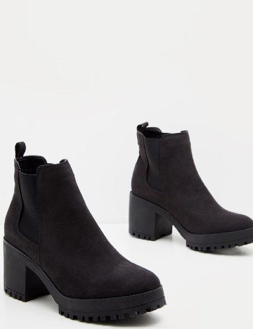 Botine PrettyLittleThing, negru