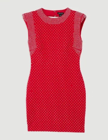 Rochie scurta Karen Millen, rosu