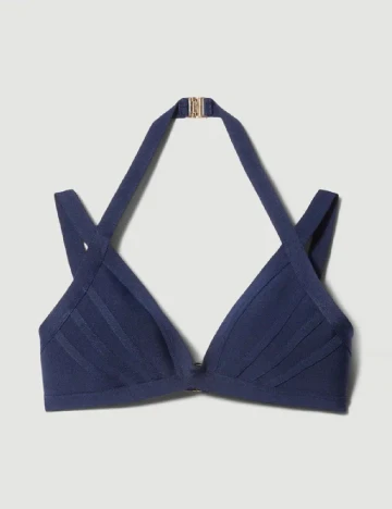 Sutien de baie Karen Millen, albastru