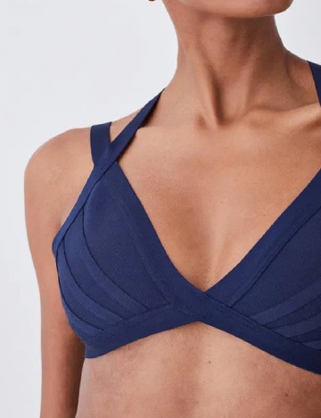 Sutien de baie Karen Millen, albastru