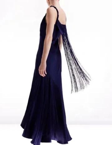 Rochie lunga Karen Millen, bleumarin