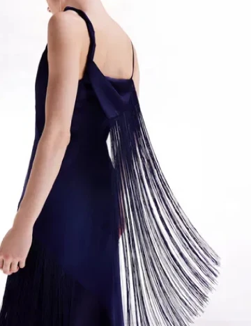 Rochie lunga Karen Millen, bleumarin