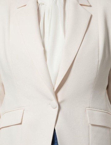 Sacou Karen Millen Plus Size, ecru