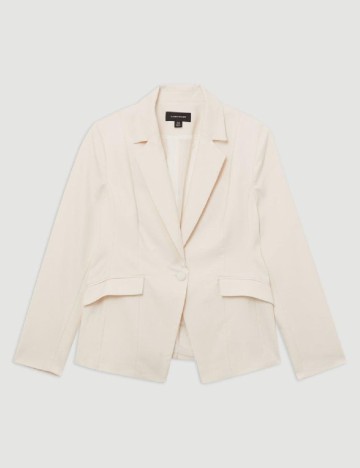 Sacou Karen Millen Plus Size, ecru