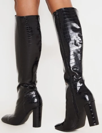 Cizme PrettyLittleThing, negru