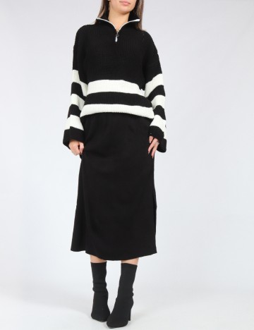 Compleu SHEIN, alb/negru