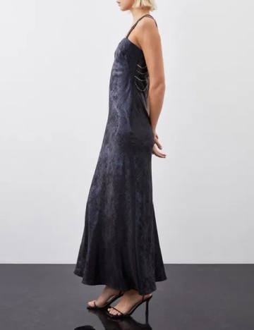 Rochie lunga Karen Millen, bleumarin