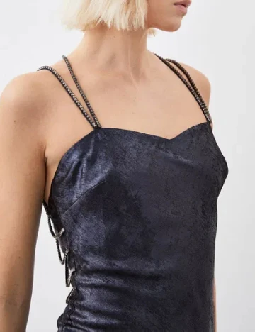 Rochie lunga Karen Millen, bleumarin