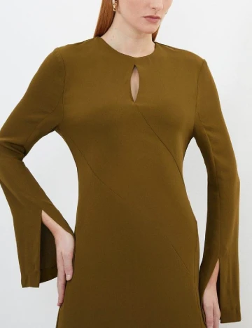 Rochie medie Karen Millen, kaki