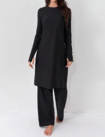 Compleu SHEIN CURVE, negru Negru