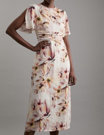 Rochie medie Karen Millen, floral print