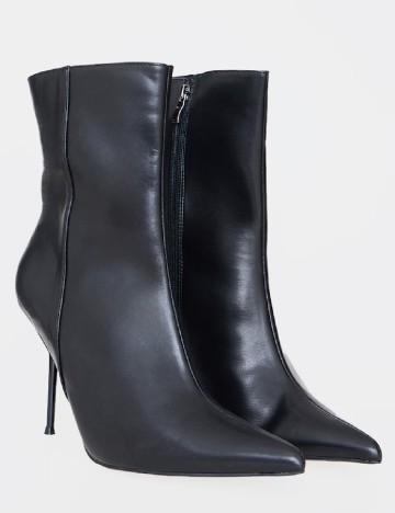 Botine PrettyLittleThing, negru