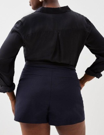 Pantaloni scurti Karen Millen Plus Size, bleumarin