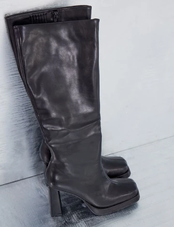 Cizme PrettyLittleThing, negru