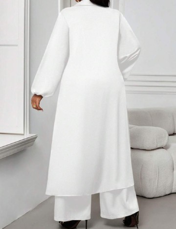 Compleu SHEIN CURVE, alb