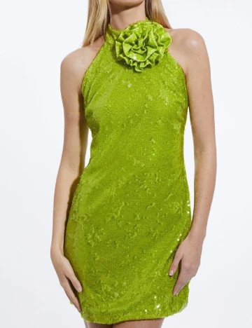 Rochie scurta Karen Millen, verde